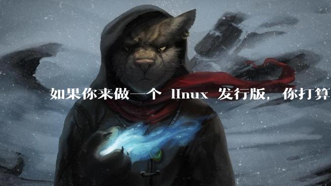 如果你来做一个 linux 发行版，你打算怎么做，超越现在的其他发行版?